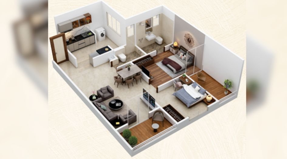 Choice-Goodwill-Element-2BHK-784sqft-3D-view