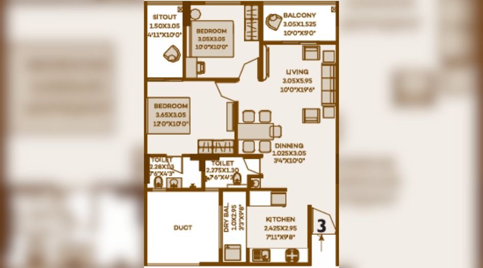 Choice-Goodwill-Element-2BHK-784sqft-unit-plan